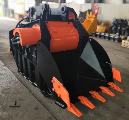 kupować CE ISO Factory OEM Crusher Attachments Stone Crusher Bucket For Excavator online manufacture